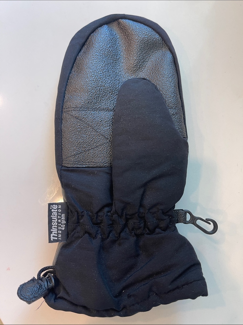 3M Thinsulate Black Insulated Mittens with Grip Palm